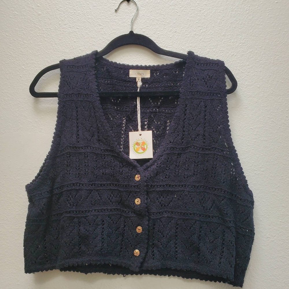 Ozma Caro Pointelle Vest
